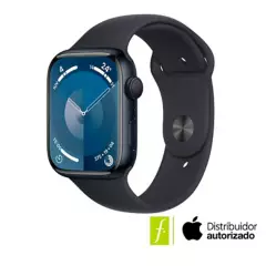 APPLE - Apple Watch Series 9 Medianoche 45mm Correa Medianoche Talla M/L