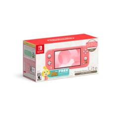 NINTENDO - Consola Nintendo Switch Lite Edicion Isabelles Aloha Animal Crossing 32GB