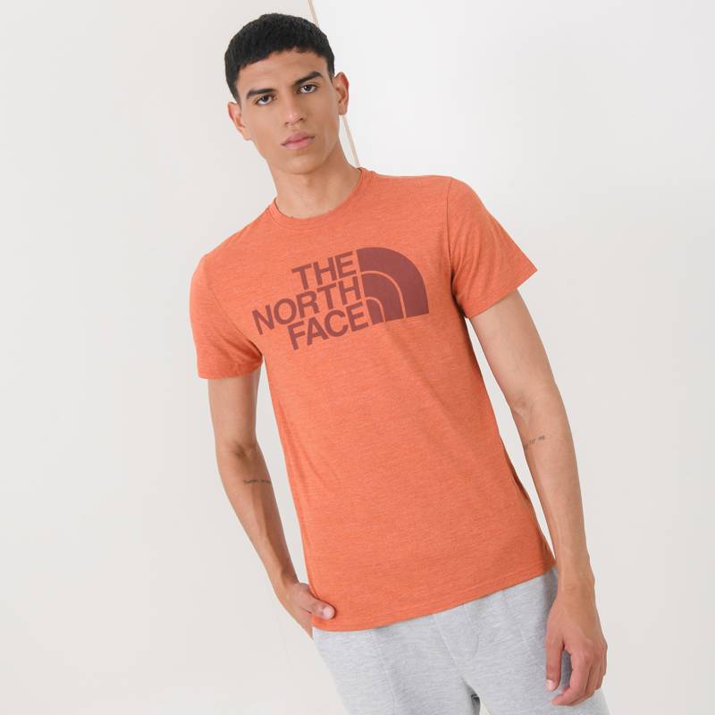 Camiseta manga corta naranja para hombre