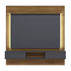 MULTIMUEBLES - Centro de Entretenimiento 163,2 x 161 x 29,6 cm, Mueble de TV Moderno para Televisor de Hasta 58 Pulgadas, Multimuebles