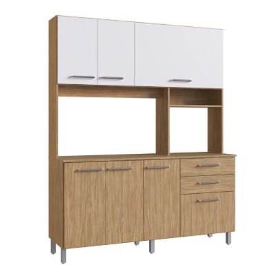 Mueble Auxiliar de Cocina Moderno 210 x 140 x 45 cm Multimuebles  MULTIMUEBLES