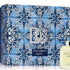 DOLCE & GABBANA - Set de Perfume Hombre Dolce & Gabbana  Incluye: Light Blue Pour Homme EDT 75 ml + Body Loción 50 ml