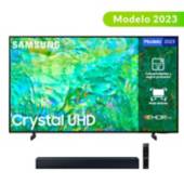 Combo Televisor Samsung 50 pulgadas Crystal UHD 4K Ultra HD Smart TV + Barra Sonido