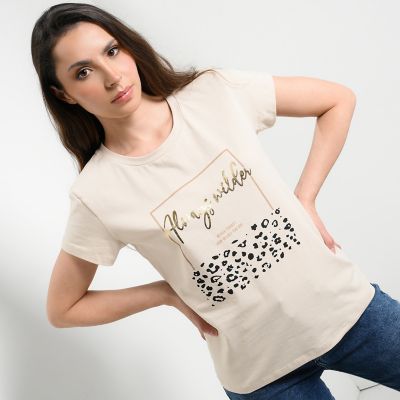 Blusa para Mujer Manga corta de Algodón Mossimo MOSSIMO