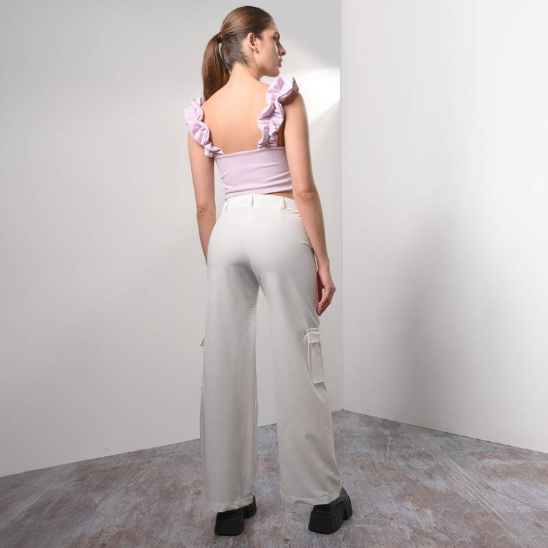 Pantalón Cargo Tiro alto para Mujer