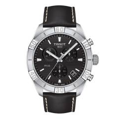 TISSOT - Reloj Tissot para Hombre PR 100. Reloj cronógrafo Cuero Negro