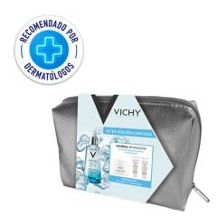 VICHY - Kit Vichy Mineral 89 Booster 50ml + Mineral 89 crema hidratante 15ml + Capital Soleil UV Age 3ml + Capital Soleil Uv Age con color 3ml 