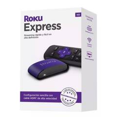 Roku Express Reempacado | dispositivo de streaming |Incluye cable HDMI/USB de alta velocidad y control remoto | Compatible con Alexa, Google Home, Apple Air Play, Apple Home