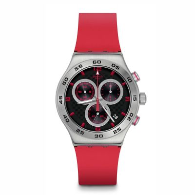 Relojes Swatch unisex Crimson Carbonic 