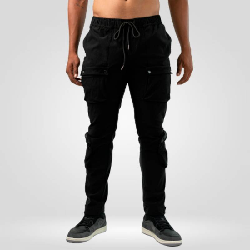 Jogger Deportivo Hombre Alpha New Cargo Negro M