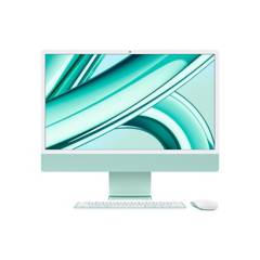 APPLE - iMac Verde | Chip M3  de Apple |8GB de RAM | 256GB SSD de Almacenamiento | macOS | Pantalla Retina 4.5K 24 pulgadas | MQRA3E/A| Computador iMac