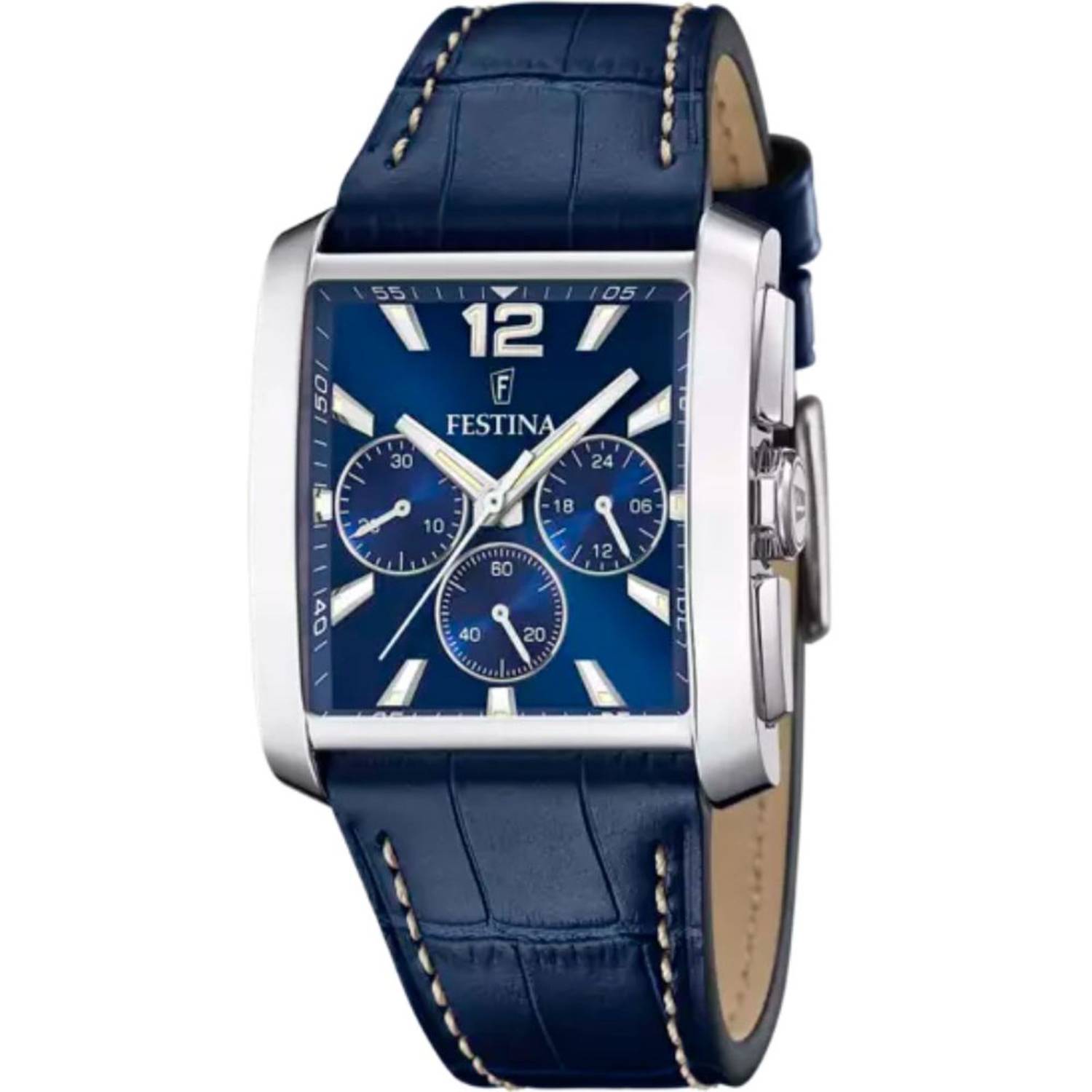 Comprar online Reloj Festina hombre acero IP azul cronómetro