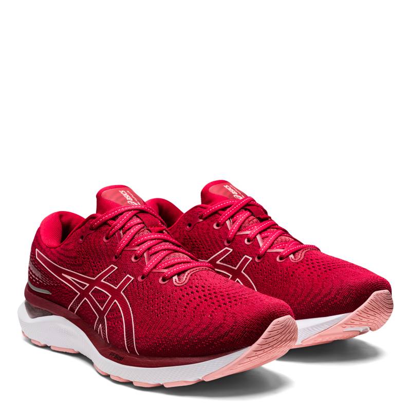 Zapatilla running mujer Asics Gel Nimbus 24 roja rosa