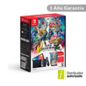Consola Nintendo Switch OLED | Edición Super Smash Bros Ultimate | Incluye Video Juego Descargable + 2 Joy-con + 3 Meses Nintendo Switch Online | 64GB de Almacenamiento