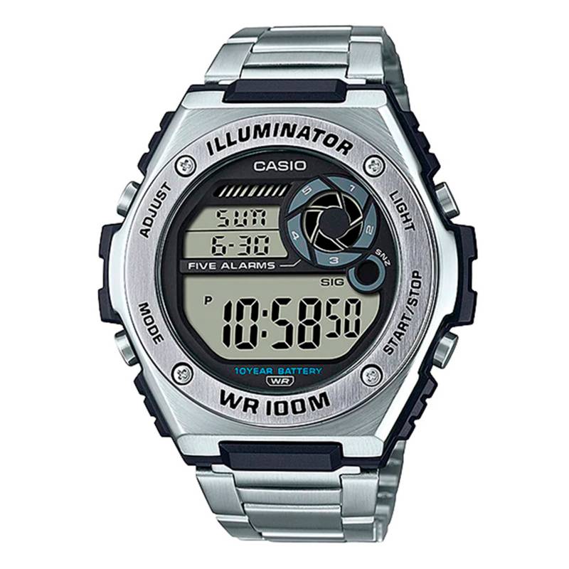 Reloj Casio para Hombre Core Mens . Reloj digital Acero Plateado