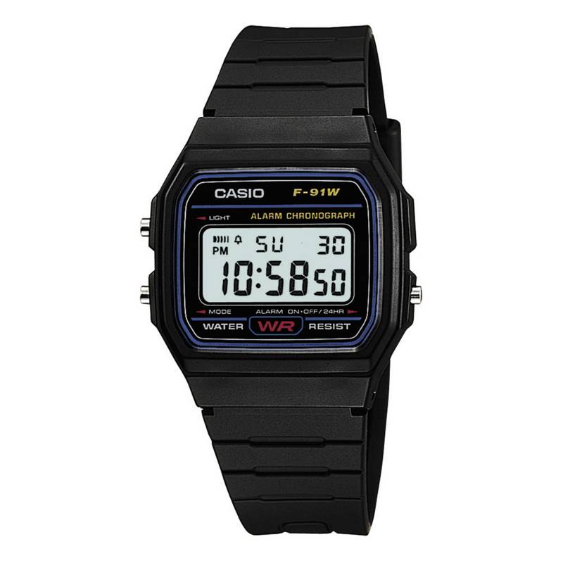 Reloj Casio Digital para Hombres 35mm, Black
