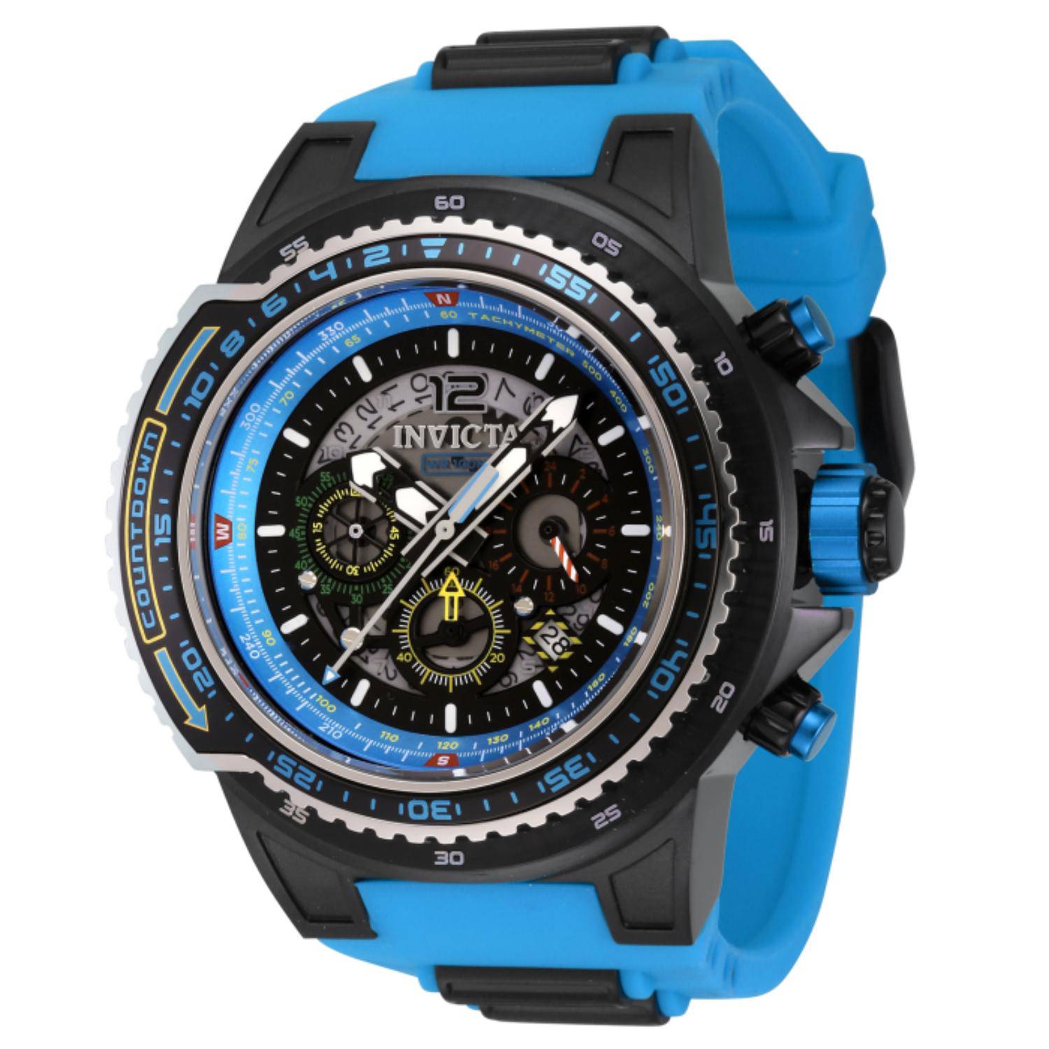 Compra RELOJ DEPORTIVO PARA HOMBRE INVICTA AVIATOR 40127 - AZUL