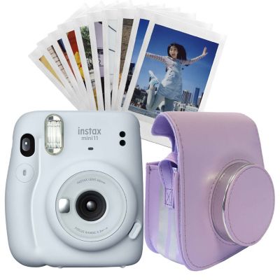 Fujifilm Instax Mini 11 Cámara instantánea Lila Púrpura Paquete
