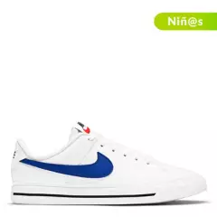NIKE - Tenis Nike Court Legacy para Niño con cierre de Velcro | Zapatillas Nike para Niño