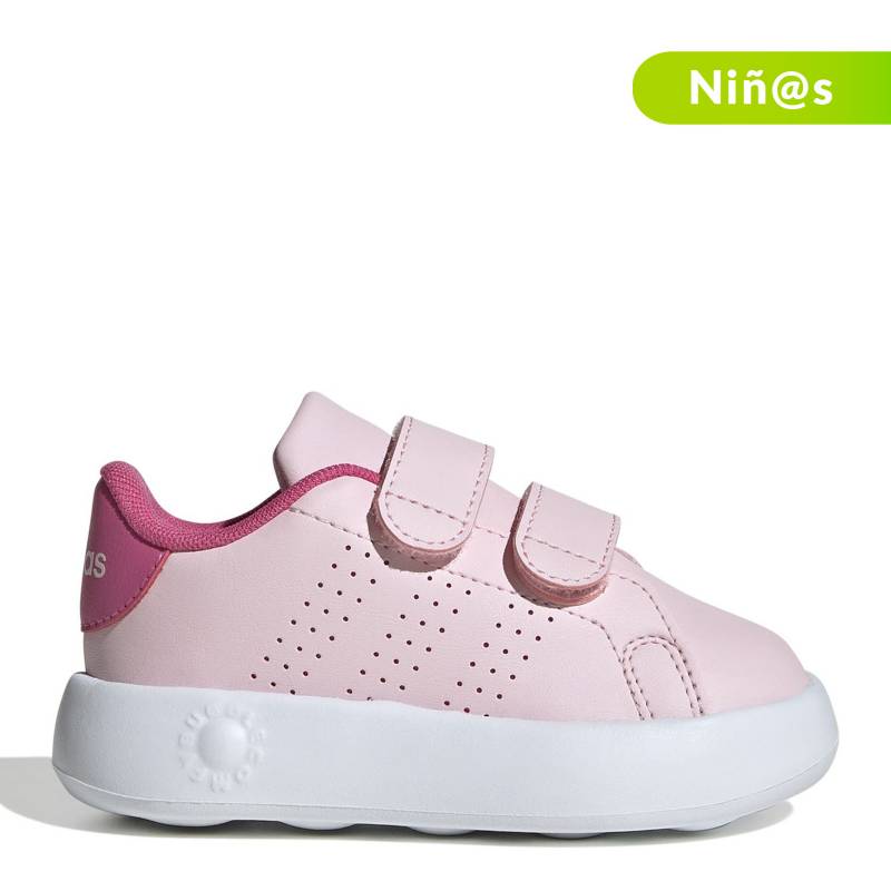 Zapatilla Adidas Advantage Blanco/Rosa Niña