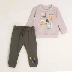 YAMP - Conjunto Camiseta + Jogger  para Bebé niño en Algodón Yamp