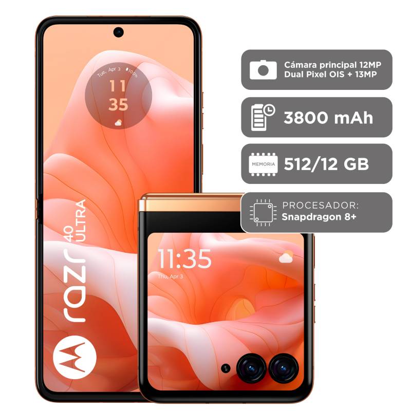 Motorola Razr 40 Ultra 12GB-512GB Negro Liberado + Incluye regalo - Punto  Naranja