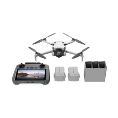 DJI - Combo Drone Dji Mini 4 Pro | + Control Remoto RC2, 3 Baterias Estandar, Hub de Carga y Más | Camara 48MP | Alcance 20 Kilometros | 34 Minutos de Bateria