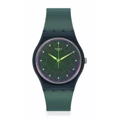 SWATCH - Reloj Swatch Unisex SWATCH HOLIDAY COLLECTION DREAMING OF GEMSTONES. Reloj Silicona Azul