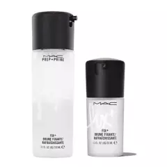 MAC - Set de Fijadores de maquillaje  Prep + Prime Fix+ Original 100ml + tamaño viajero 30ml MAC incluye; 3 productos
