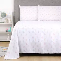 DISNEY - Juego de sábanas infantil Poliéster Disney
