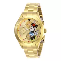 INVICTA - Reloj Invicta para Mujer Disney Limited Edition . Reloj Análogo Acero inoxidable Dorado