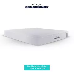 COMODISIMOS - Colchón Sencillo Firmeza Media Ortopédico Resortado con Pillow Línea Access 100 x 190 cm Comodísimos