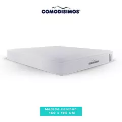 COMODISIMOS - Colchón Queen Firmeza Media Ortopédico Resortado con Pillow Línea Access 160 x 190 cm Comodísimos