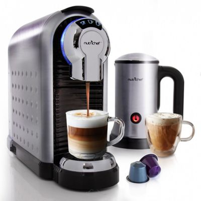 Cafetere De Café Y Capuchino Con Espumador De Leche Nutrichef Pknespreso70