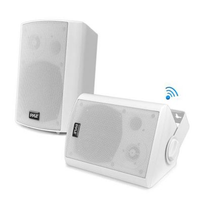 Altavoz Con Soporte De Pared Resistente Al Agua Pylehome Pdwr51Btwt