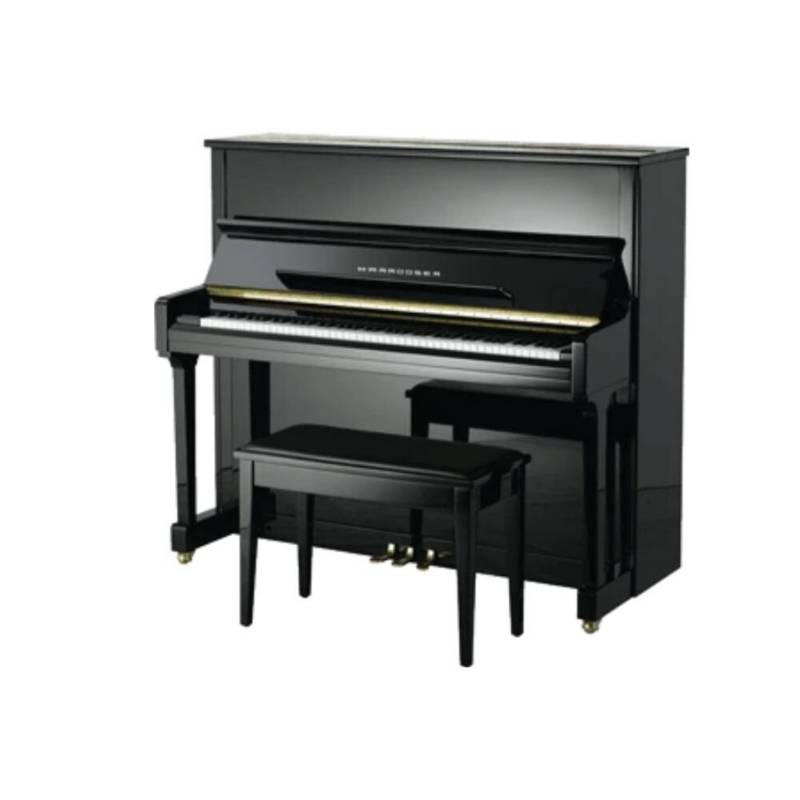 - Piano Vertical H-1 Black C/Silla Harrodser