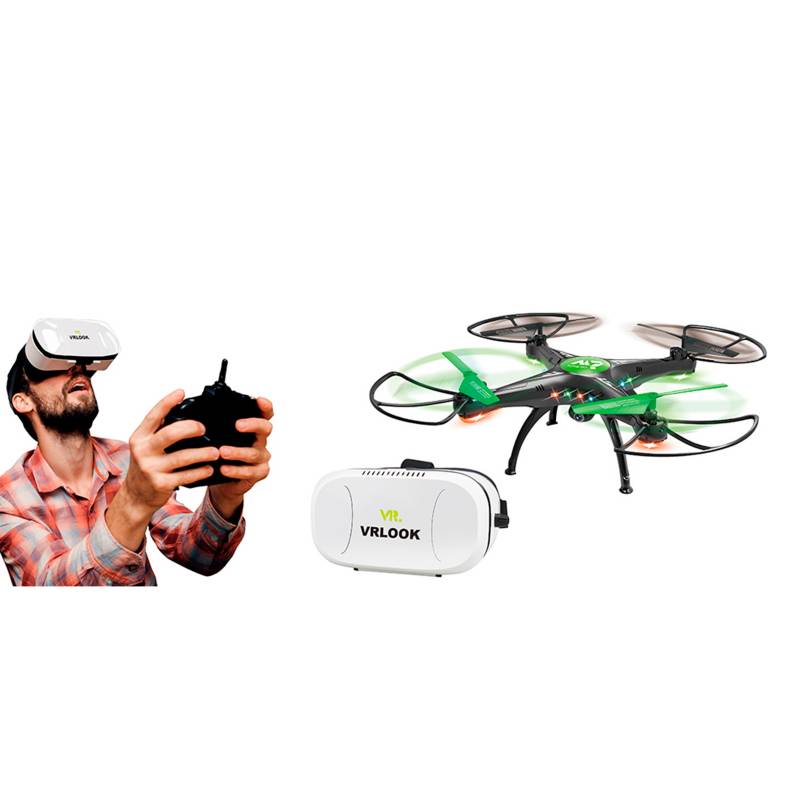 TOY LOGIC - Juguete Electrónico Toy Logic Drone con Cámara Wifi Gafas