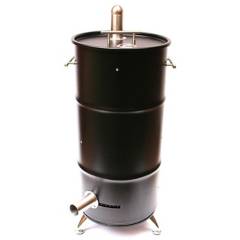 Crate & Barrel - Cilindro Ahumador para Asado BBQ