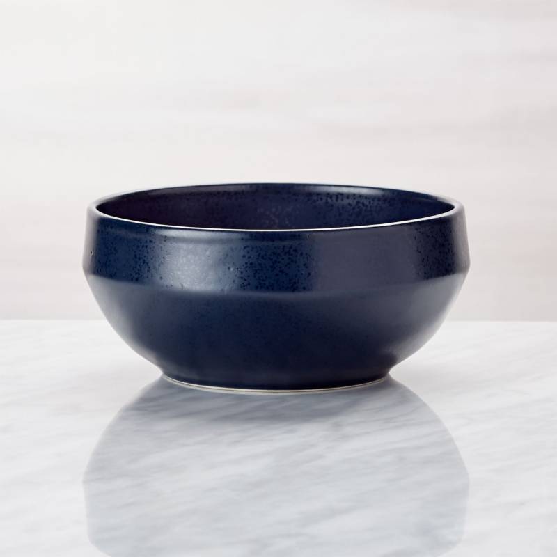 CRATE & BARREL - Bowl de cereal Visto Azul Marino
