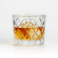 CRATE & BARREL - Vaso de Whisky Hatch en Vidrio 325 ml