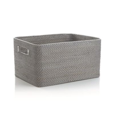 Caja Organizadora Sedona Gris Chica Crate & Barrel 219456