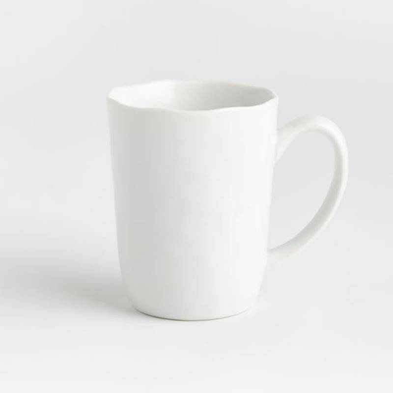CRATE & BARREL - Mug Mercer Blanco 9 cm