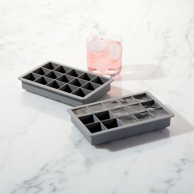 Set X2 Cubeteras Grises Crate & Barrel 294790