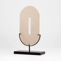 Crate & Barrel - Adorno Piedra 43 x 25 cm