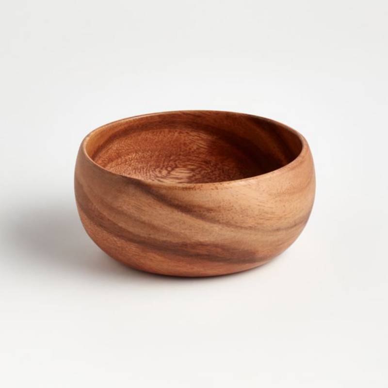 CRATE & BARREL - Bowl de Servir Tondo en Madera 15 cm