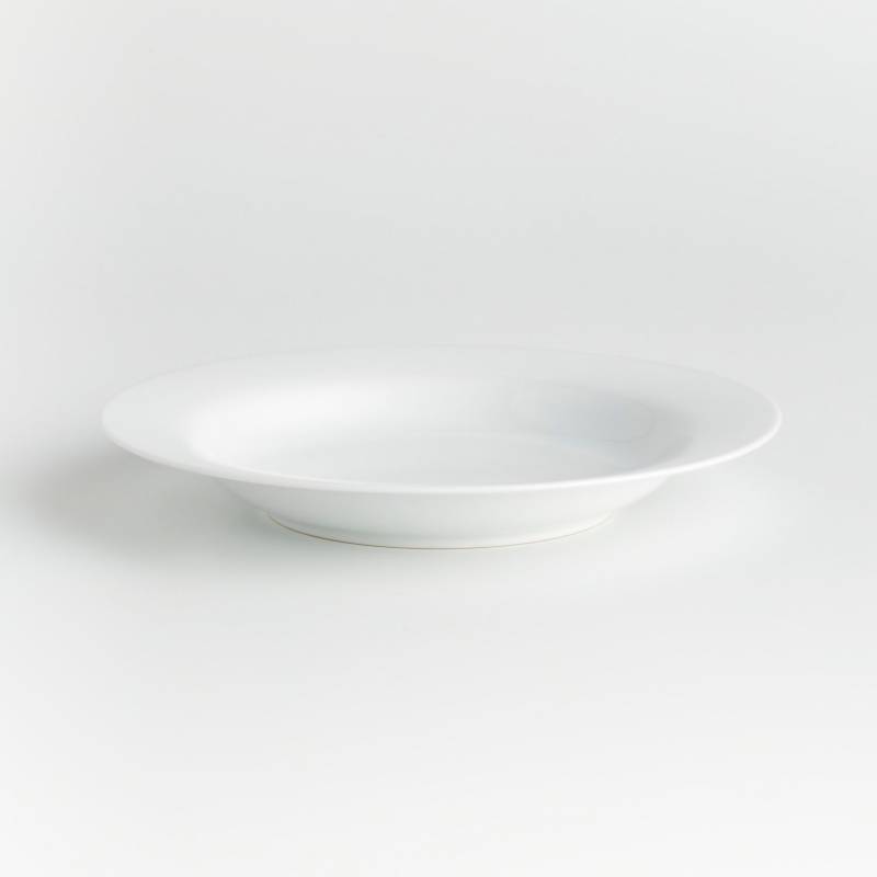 CRATE & BARREL - Bowl Bajo en Porcelana Aspen con Borde 23cm