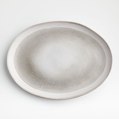 Bandeja Pedra Ovalada 47 Cm. Crate & Barrel 584861