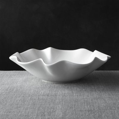 Bowl Ondas Blanco Grande Crate & Barrel 600973