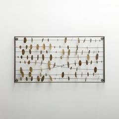 CRATE & BARREL - Decoración de Pared Chimes en Metal 60 x 117 cm