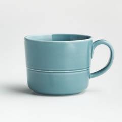 CRATE & BARREL - Mug Hue Celeste 10 cm
